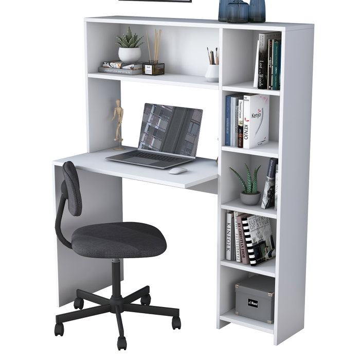 Hanah Home HA104 - 2063 Escritorio de Estudio Escandinavo Blanco